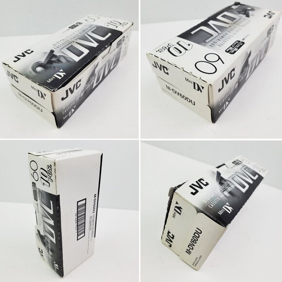 JVC MiniDV DVC Video Tapes 10 Pack 60 Minute Blank Cassettes NOS NIB - Picture 5 of 9